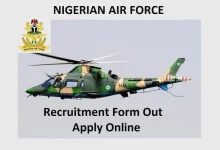 APPLICATION FOR AIRMEN/AIRWOMEN RECRUITMENT EXERCISE INTO THE NIGERIAN AIR FORCE (BMTC 2024).